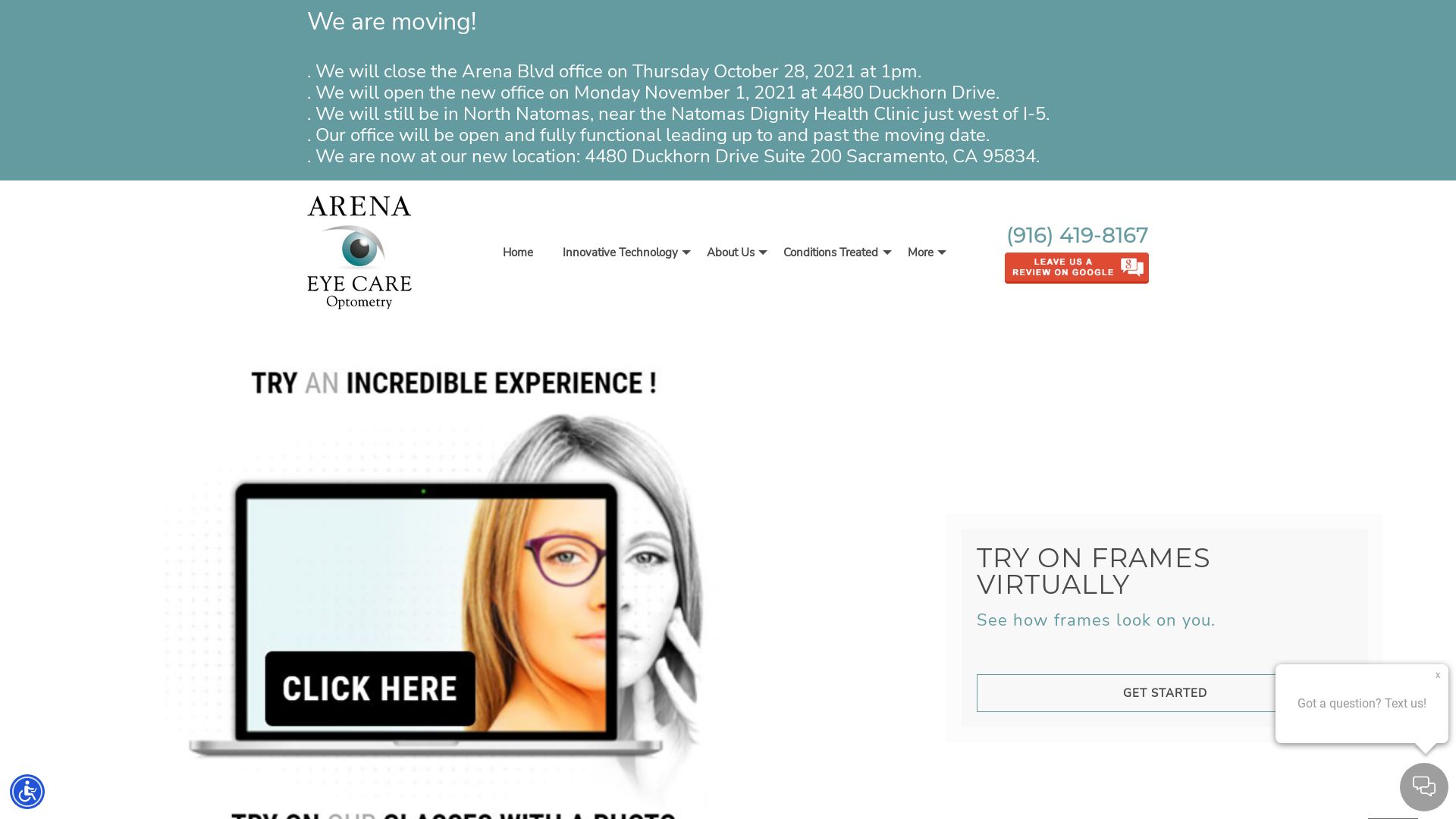 Arena Eye Care Inc