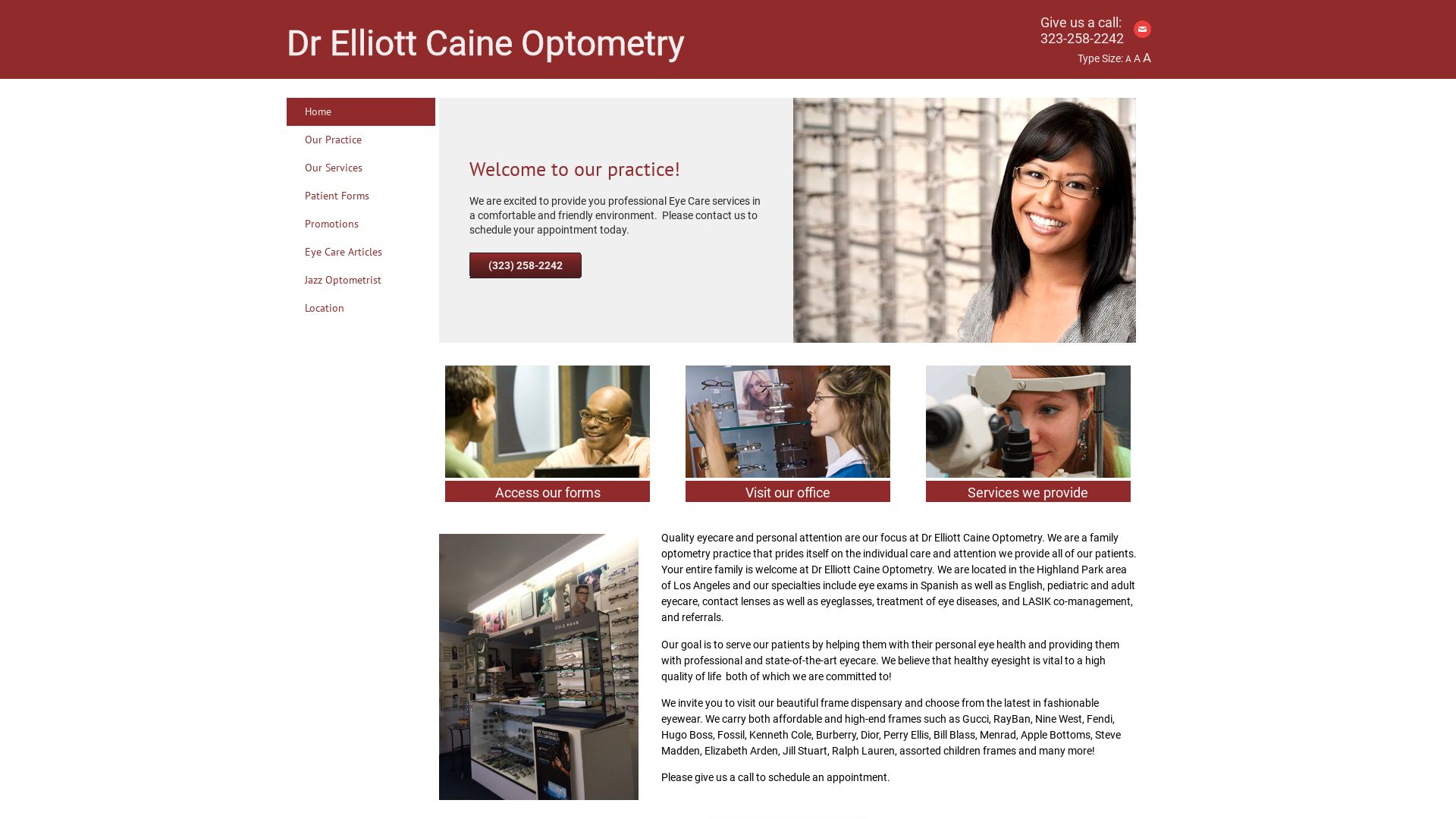 Caine Elliott Dr Optometry