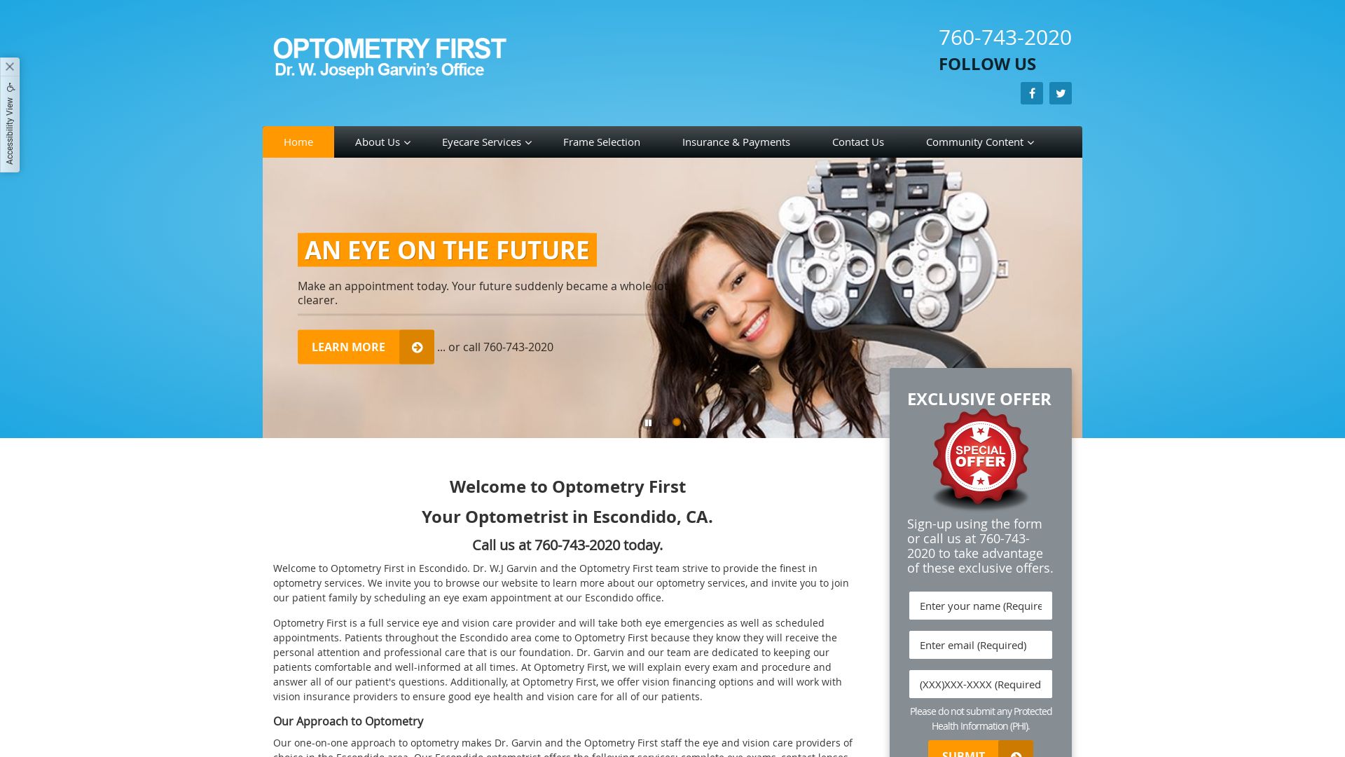 Optometry First